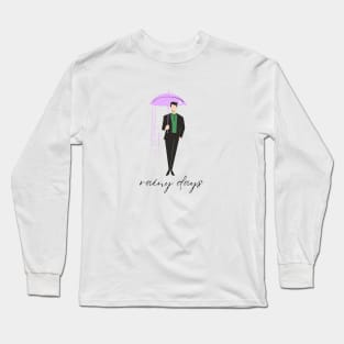 Rainy Days - Layover - V of BTS (Kim Taehyung) Long Sleeve T-Shirt